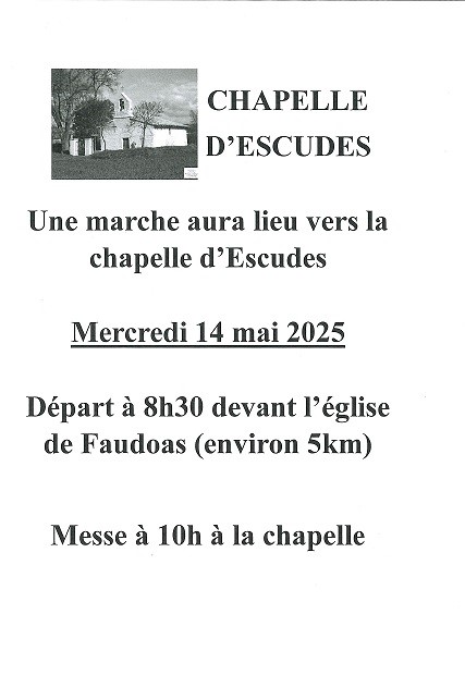Illustration pour « Messe à la chapelle d'Escudès »