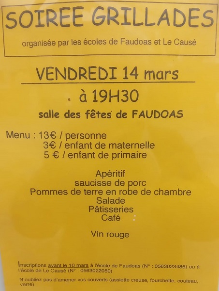 Illustration pour « Soirée Grillades »